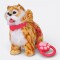 Peluche de Perro con Sonido Shiba Inu Naranja