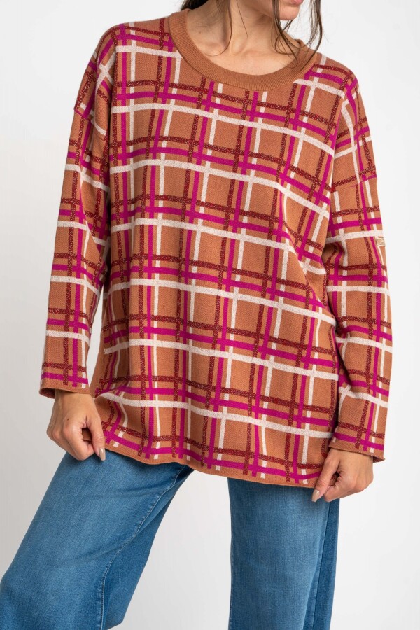Sweater Intarsia Mocha
