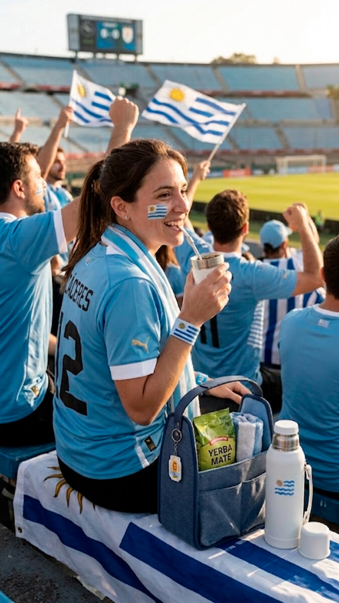 SET MATERO URUGUAY NAMIBIA - BLANCO 