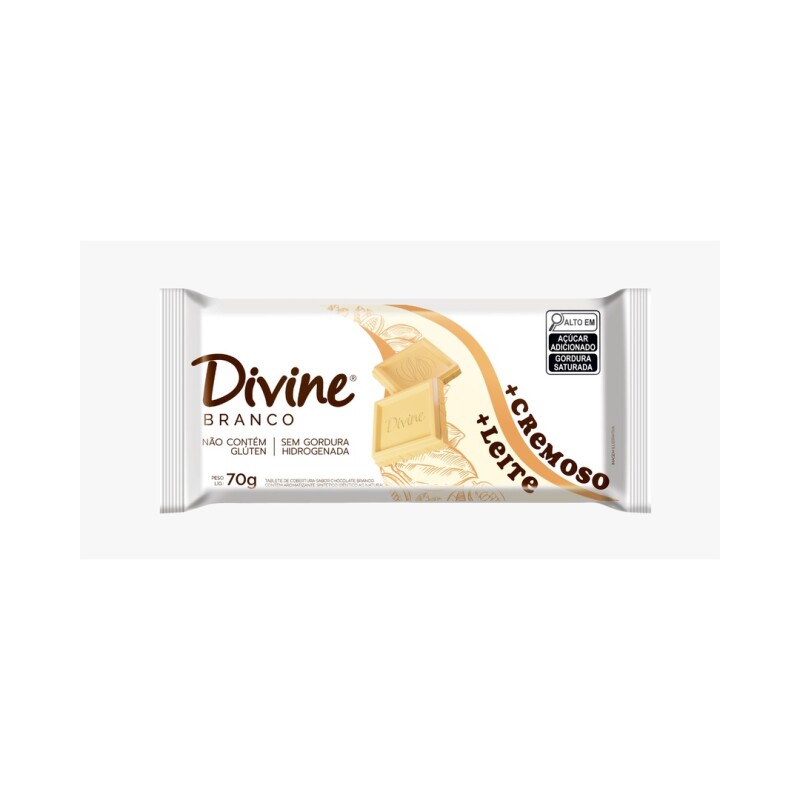 DIVINE TABLETA BLANCO 70G Divine Tableta Blanco 70g