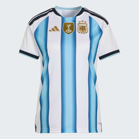 Remera Argentina Camiseta Oficial Camiseta 2026 de Mujer Blanco
