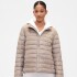 V-FRCH LOGO LW PUFFER JKT MEDIUM COOL BROWN