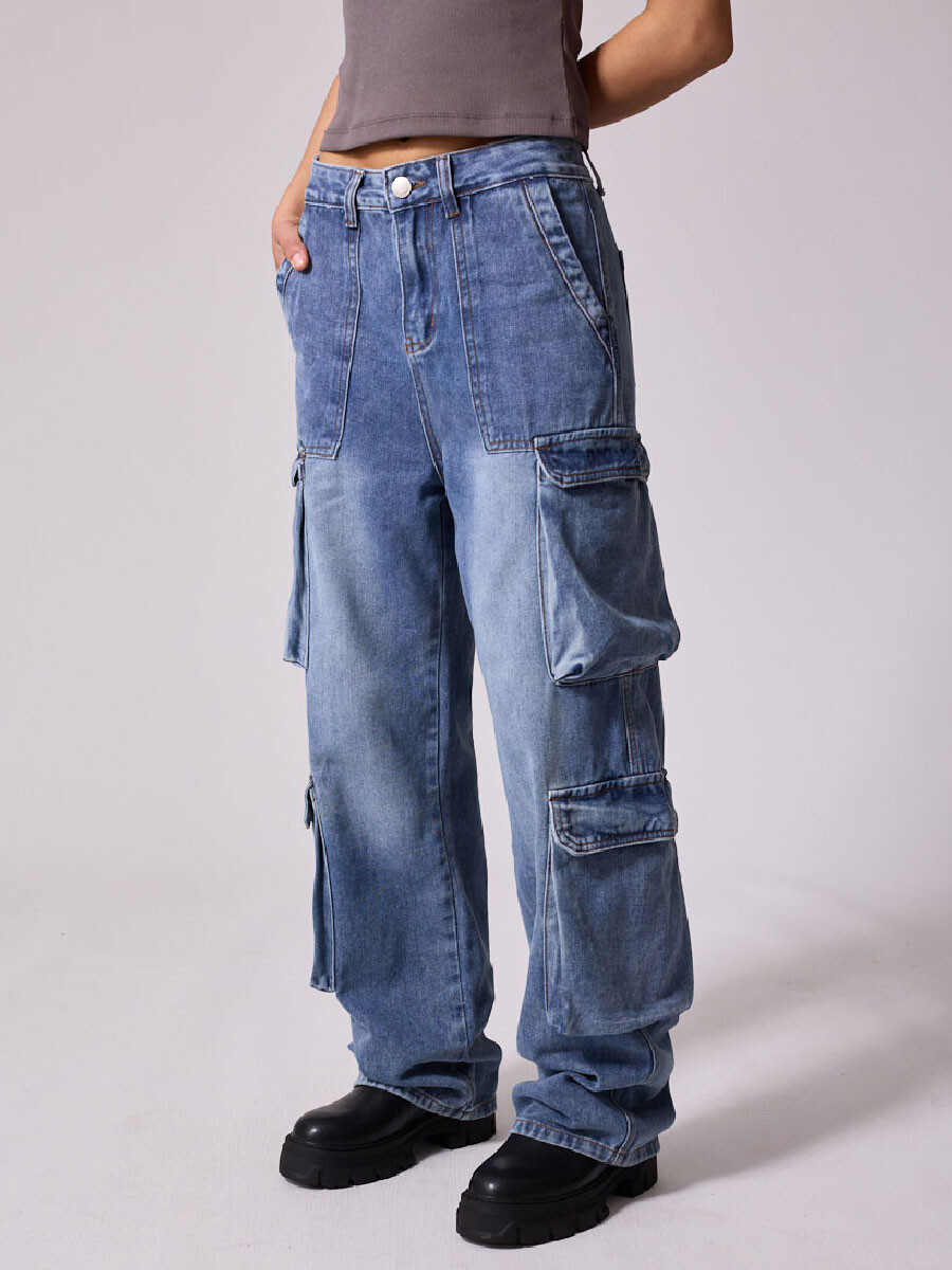 JEAN CARGO FATYMA DIXIE Celeste Oxido