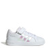 Championes de Niños Adidas Grand Court 3.0 Velcro Blanco - Rosado