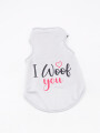 REMERA I WOOF YOU GRIS (V)