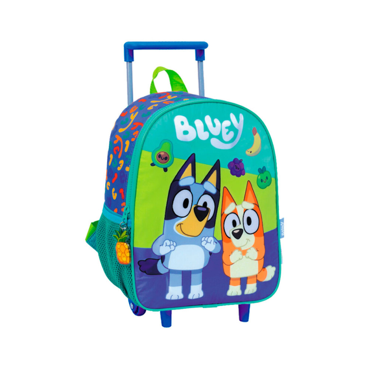Mochila Bluey 12" con carro - Verde Agua 