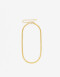 Collares Cortos Metal Collar Corto De Acero - Dorado