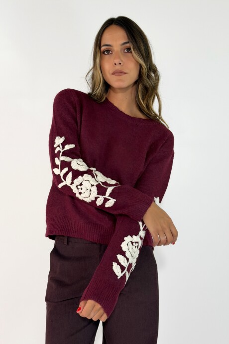 SWEATER TANAMI Bordo