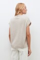 Chaleco Oslo beige melange