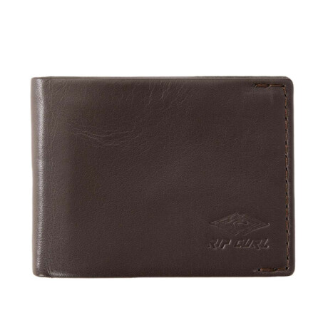 Billetera Rip Curl Quest Emboss Rfid Slim Marrón