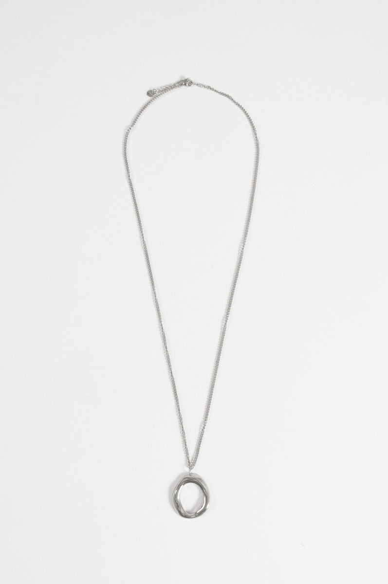 Collar acero 0 - plateado 