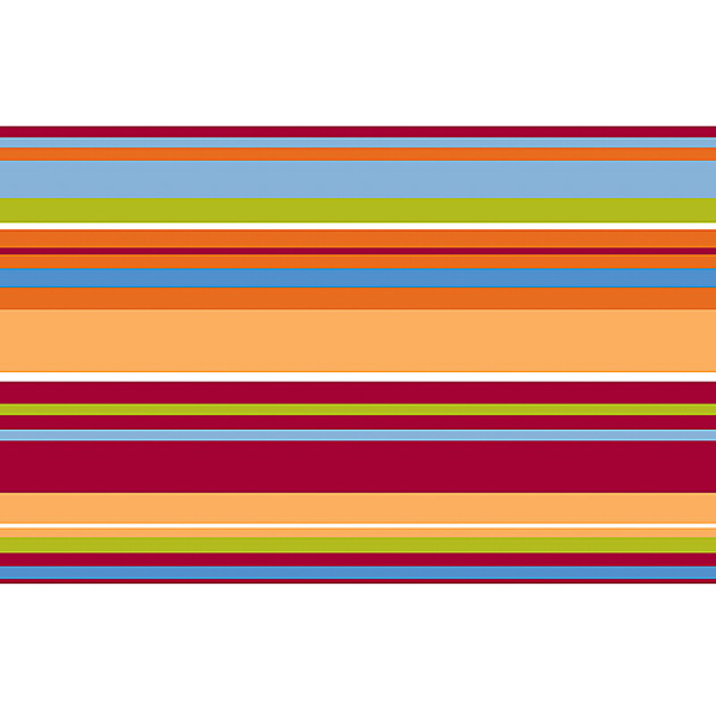 WALLPOPS RIBBON CANDY RED STRIPE N/A