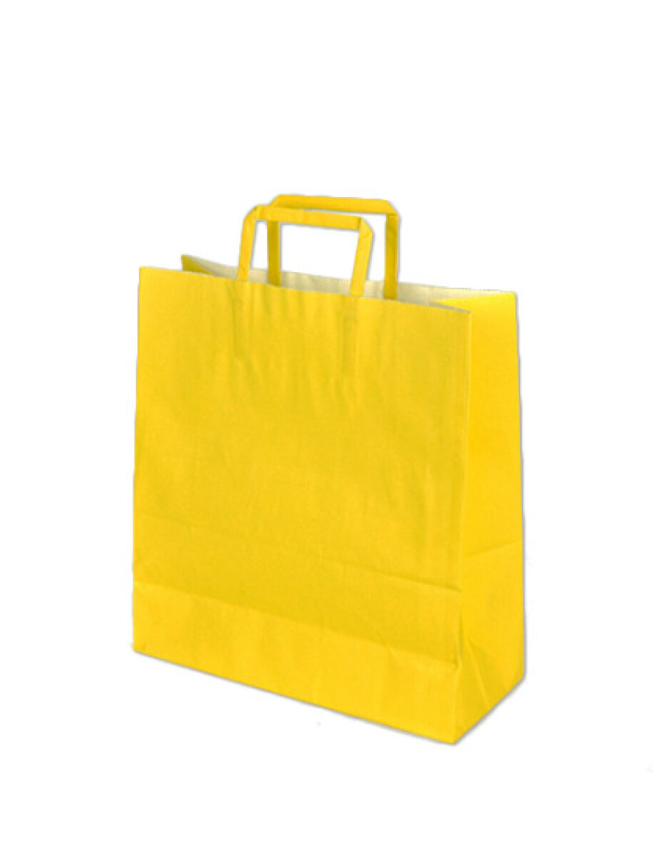 Bolsa lisa acuario 30x12x32 cm - AMARILLO 