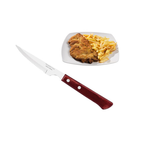 Cuchillo Chuletero Polywood Acero Inoxidable Tramontina Cuchillo Chuletero Polywood Acero Inoxidable Tramontina