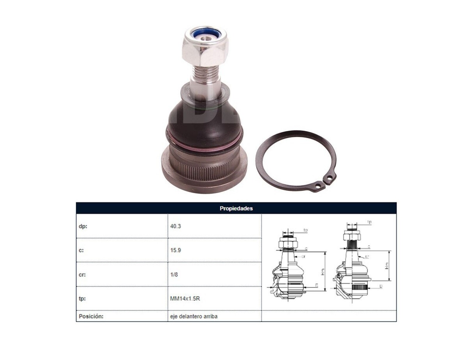 Rotula Del Mitsubishi L200 93-95 Der/Izq 