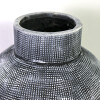FLORERO CERAMICA GRIS COMB 23X23X35CM Unica