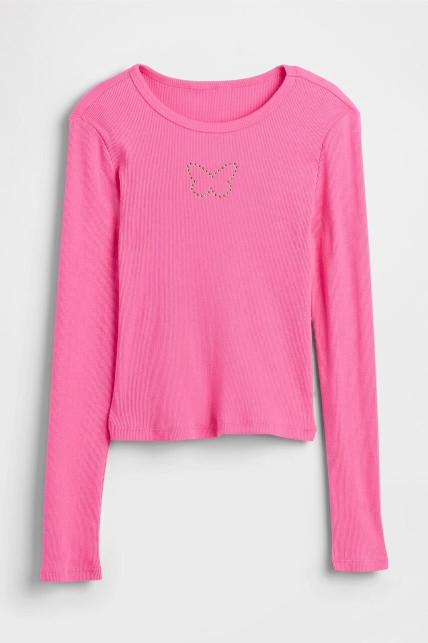 Remera Rib Niña Love Letter