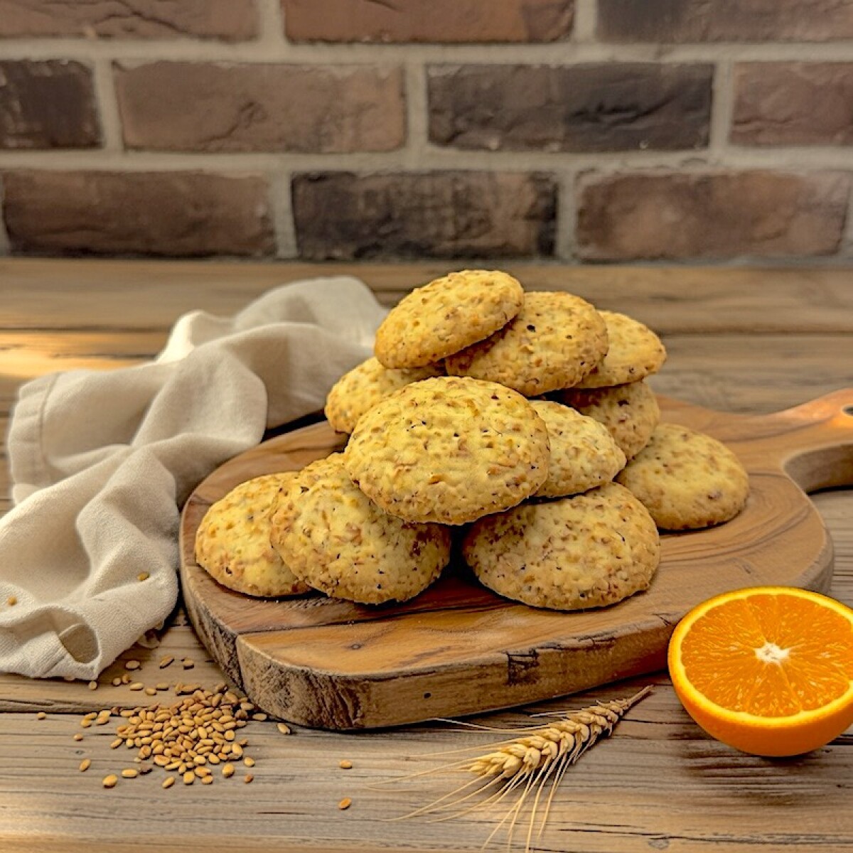 Galletitas Dulces de Naranja y Salvado 
