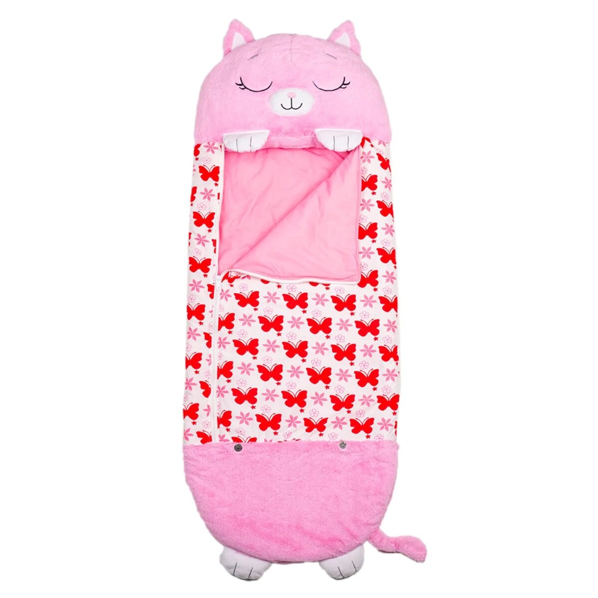 Sobre de Dormir Peluche Infantil Grande - Gatita Rosa 