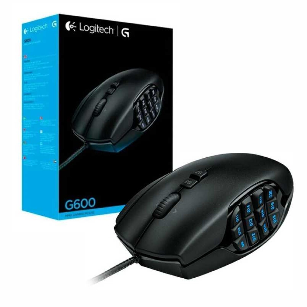 Mouse Gamer Logitech G600 (Mmo) - 001 