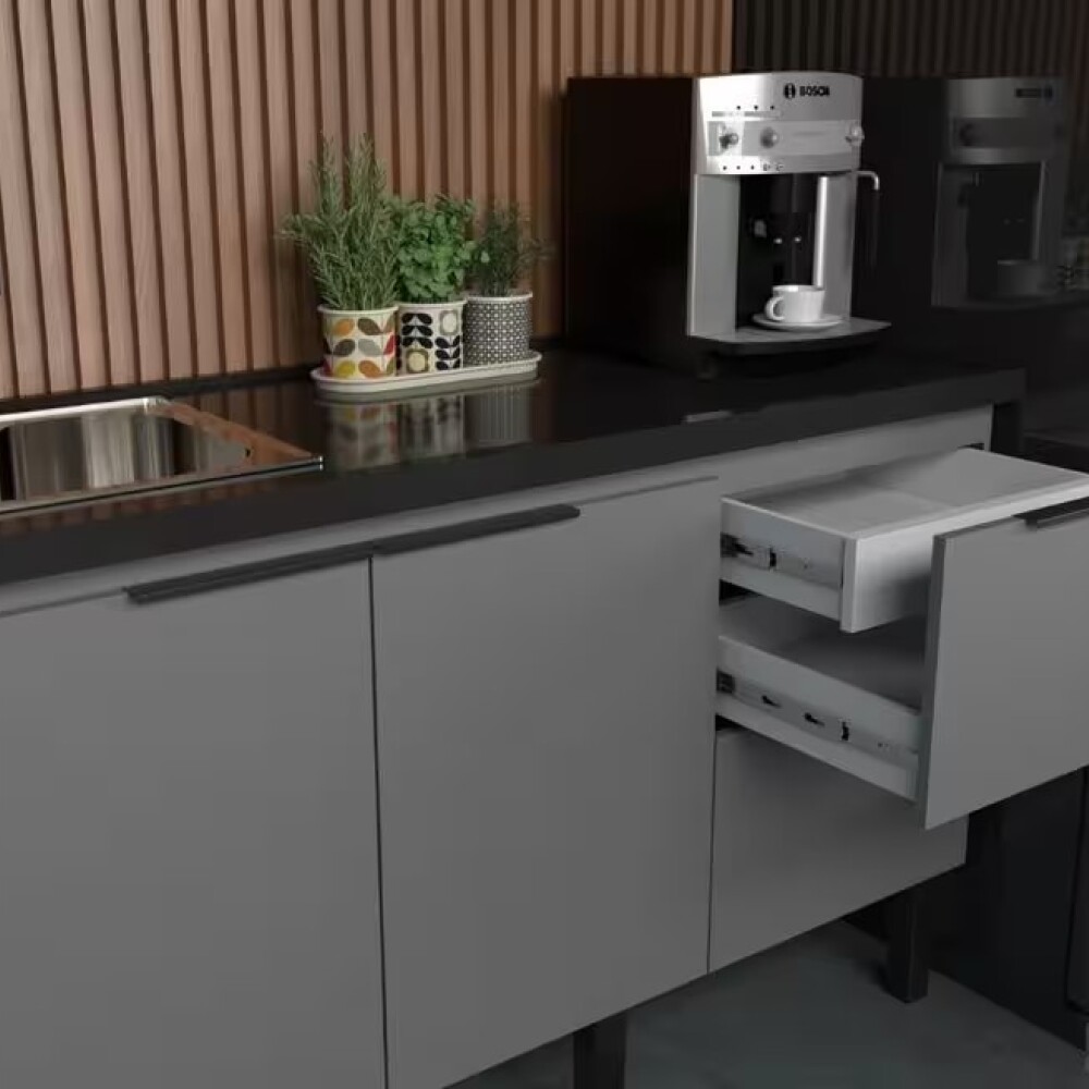 Mueble de cocina bajo mesada Blanco y aéreo 150 cm Cisne Mueble De Cocina Bajo Mesada Blanco Y Aéreo 150 Cm Cisne