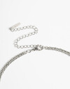 Collares Cortos Metal Collar De Acero Men´s Collection - Plateado