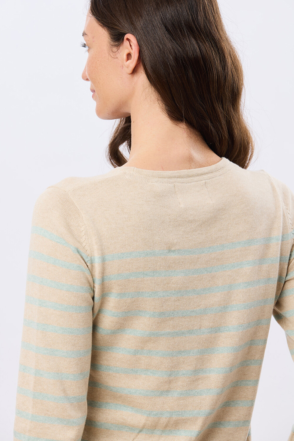 BUZO TEJIDO RAYADO Beige