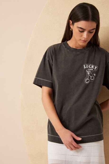 REMERA COOL LIFE NEGRO