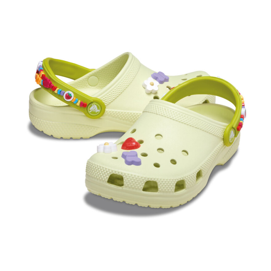 Crocs Classic Friendship Bracelet Clog T - Niños 1 a 5 años Frothy Green