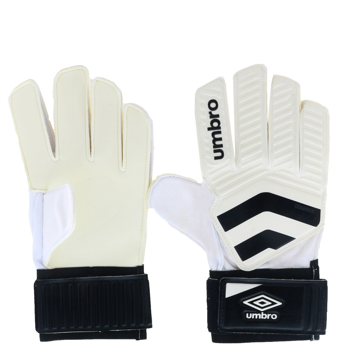 Guantes de Hombre Umbro Ceramica - Blanco - Negro 