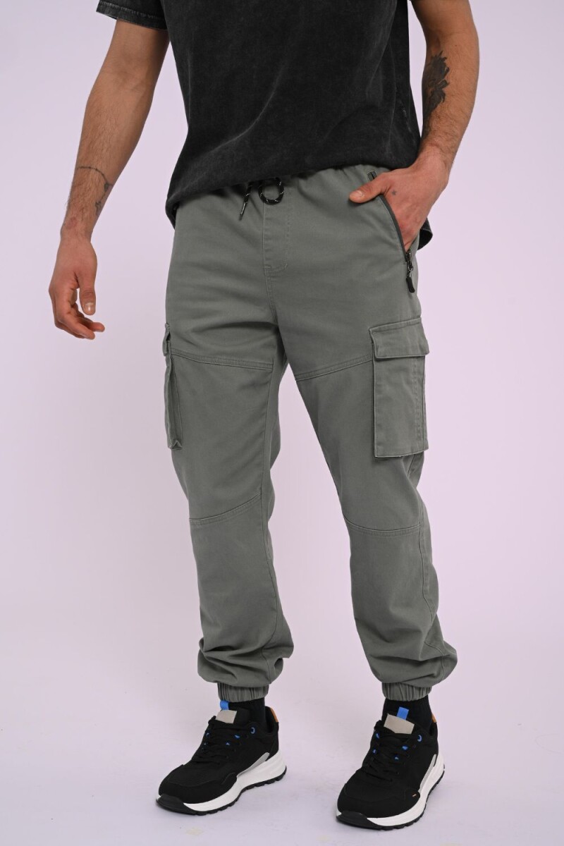 Pantalón cargo Verde