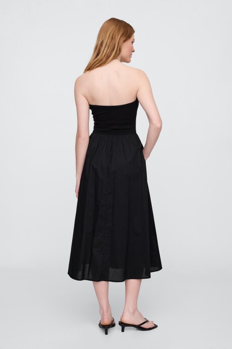 Vestido Strapless Mujer Black 1