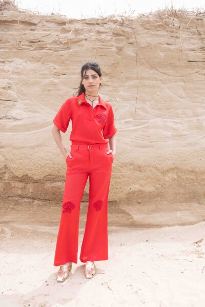 Blusa Mar Rojo