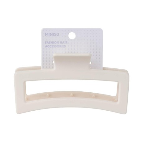 Pinza de cabello XL blanco