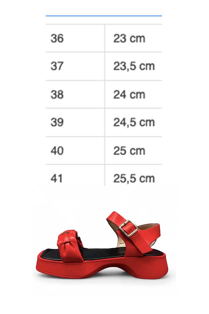 SANDALIA I RUN G9799F2 Rojo