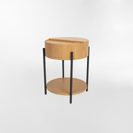MESA AUXILIAR SLIDES BEIGE - CIRCULAR