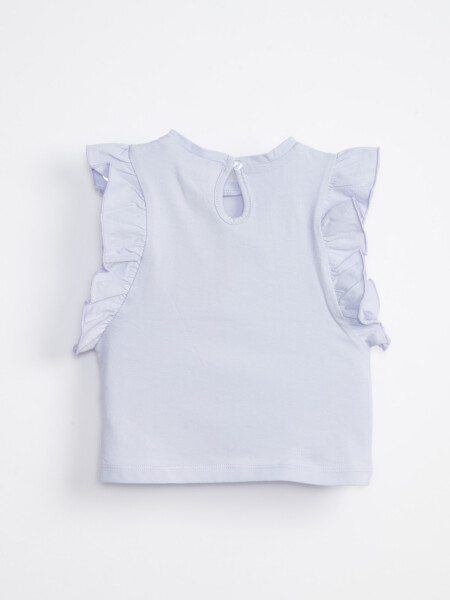 Musculosa volados Lila