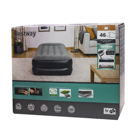 Colchón Sommier Bestway Autoinflable 1 Plaza 001