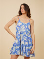 VESTIDO CORTO EDDA RUSTY Azul
