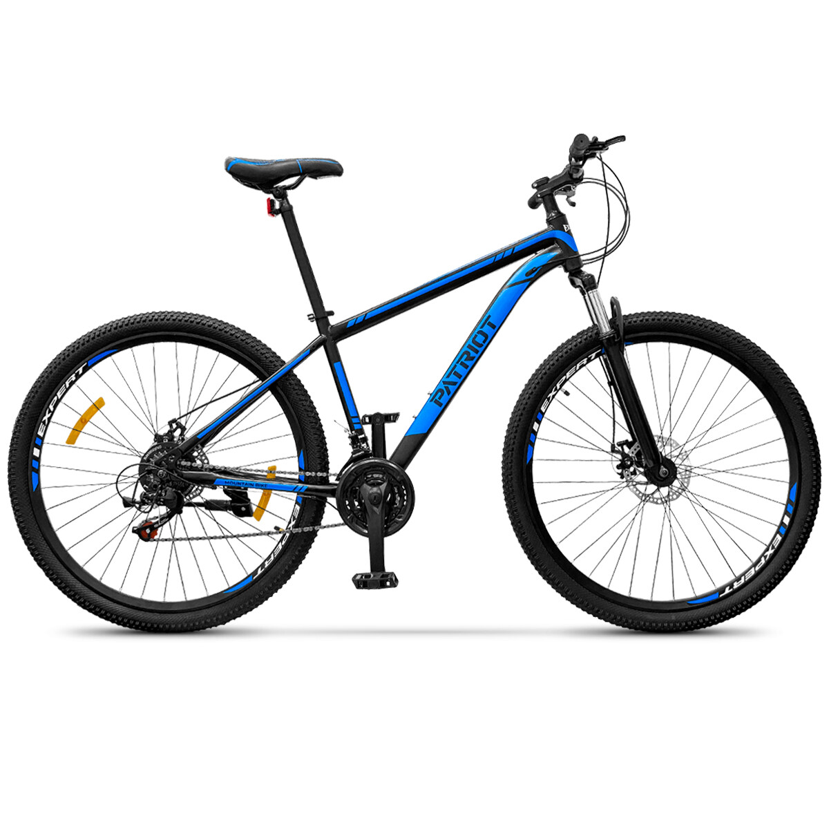 Bicicleta Montaña Expert Patriot Rodado 29 Shimano con Frenos de Disco y 21 Cambios - Negro 