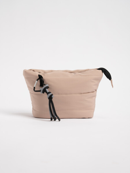 Necessaire capitoneado Beige