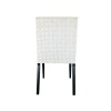 Silla en madera tapizada en tela - Unidades con detalles Silla en madera tapizada en tela - Unidades con detalles