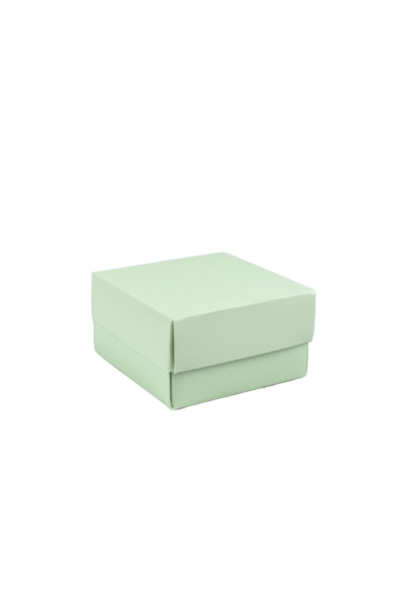 Caja eco 02 - 8x8x4,5 cm. - VERDE AGUA 