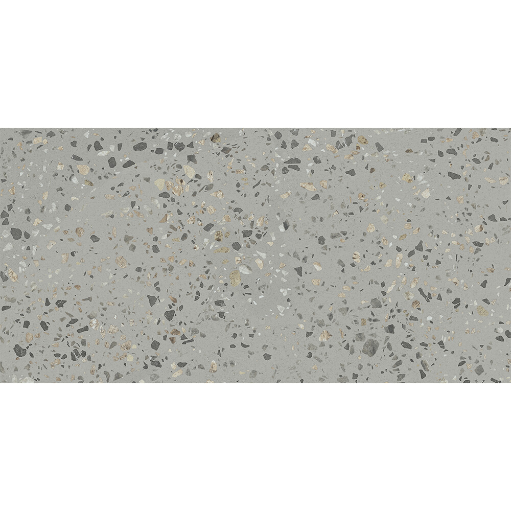 PORCELANATO TERRAZZO MULTICOLOR GREY MAT "A" 60X120 CM Porcelanato Terrazzo Multicolor Grey Mat "a" 60x120 Cm
