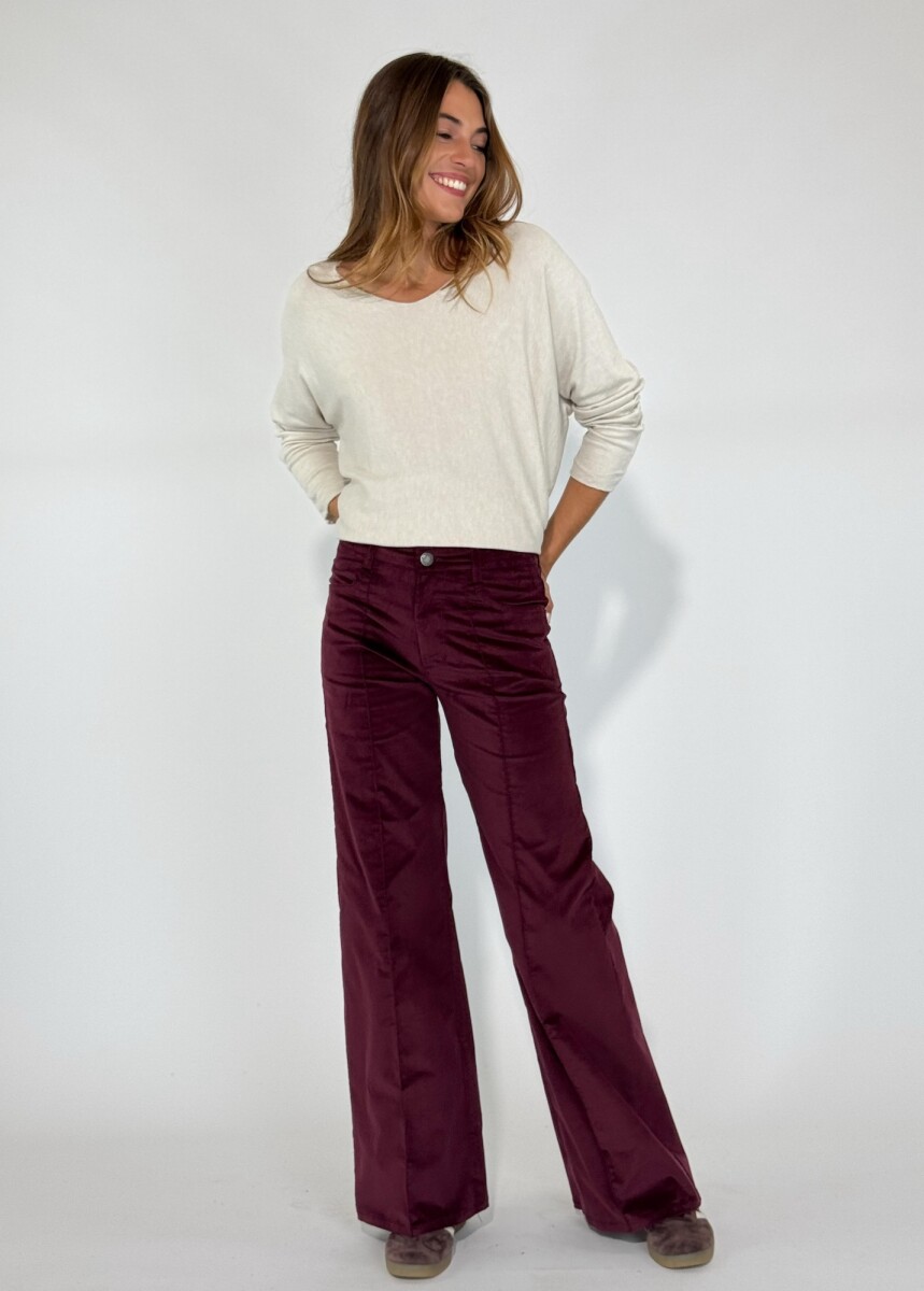 PANTALON FIORENZA - BORDó 