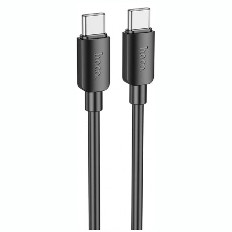 HOCO X96 CABLE HYPER USB-C A USB-C FAST CHARGE 100W 1.0M Cable HOCO X96 USB-C A USB-C Carga Rápida 100W Longitud 1M - Black
