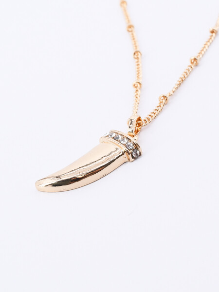 CADENA COLMILLO DORADO
