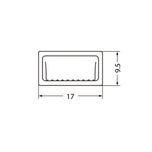 Jabonera De Empotrar De Loza Blanca 17 X 7.5 000