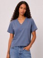 Remera Kalae Azul Grisaceo