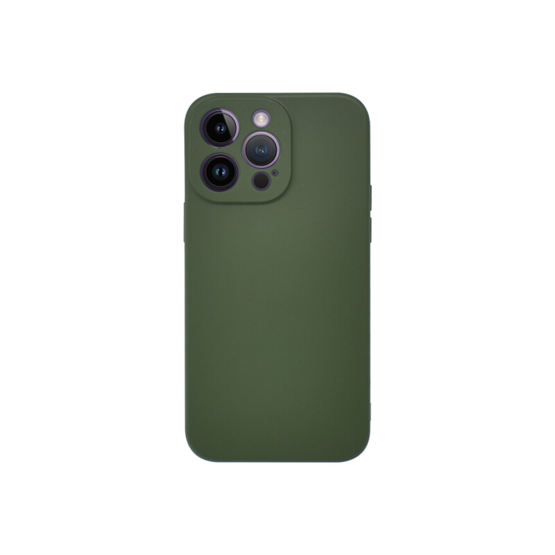 Protector iPhone 14 Pro Max engomado color verde Protector Iphone 14 Pro Max Engomado Color Verde